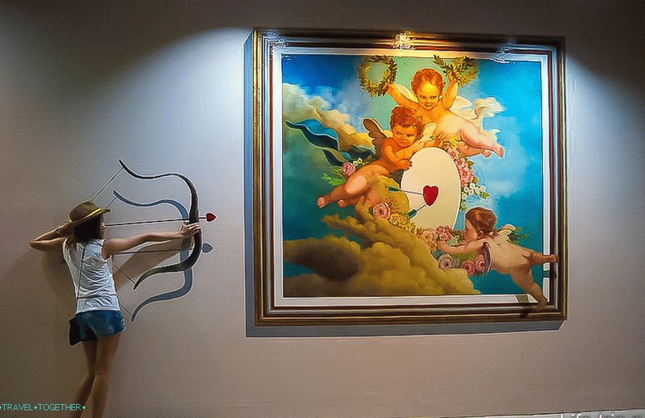 3D galerija u Pattayi - selfie atrakcija za djecu i odrasle