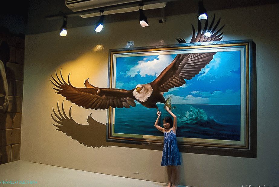3D galerija u Pattayi - selfie atrakcija za djecu i odrasle