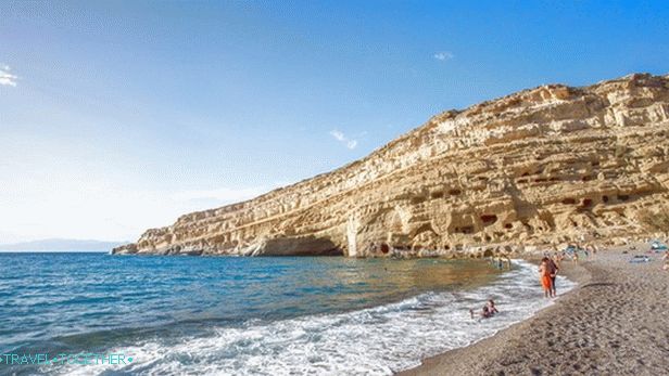 Plaža Matala Kreta