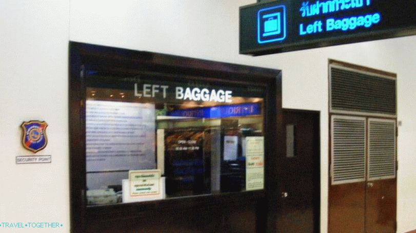 Skladište prtljage u zračnoj luci Don Muang u Bangkoku