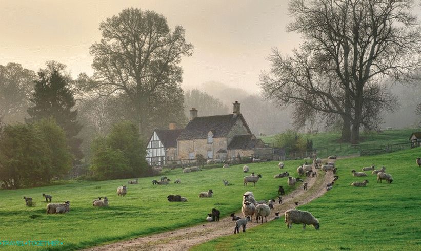 Selo u Engleskoj. Cotswolds