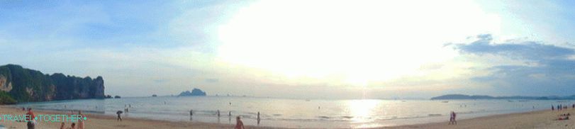 Panorama plaže Ao Nang