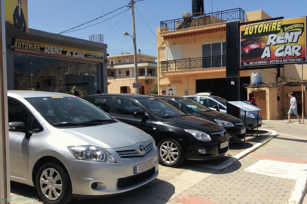 Rent a car na Kreti