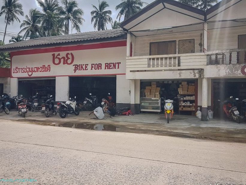 Rent a bike na Tao i Pangane - putovnica u zalog i razvod