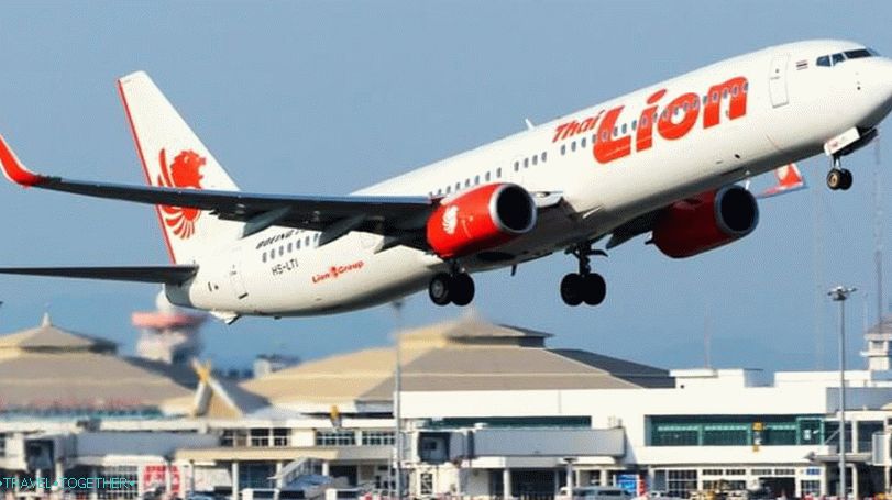 Tajlandski Lion Air low-cost zrakoplovna tvrtka u Tajlandu