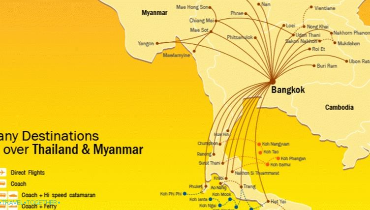 Gdje Nok Air leti