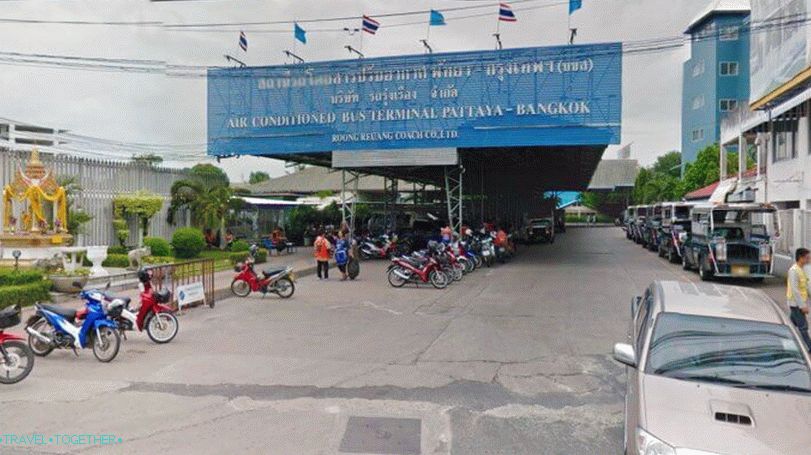 Autobusni kolodvor Nua Bus Stantion u Pattayi