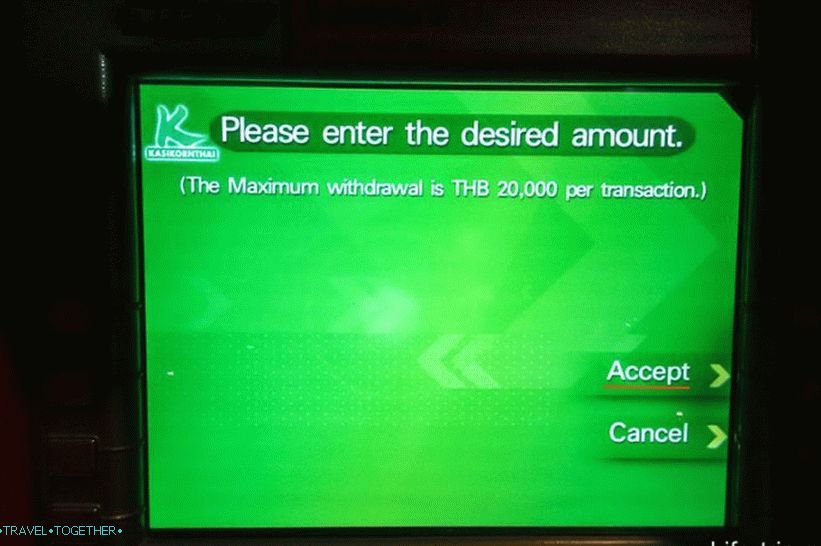 Bankomati u Tajlandu - upute za povlačenje novca