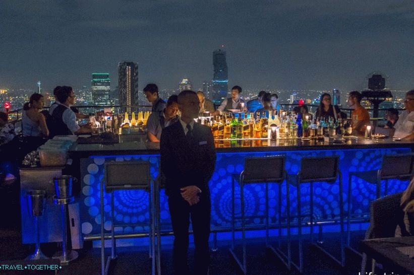 Vertigo bar i restoran na krovu Banyan Tree Bangkok - 61. kat