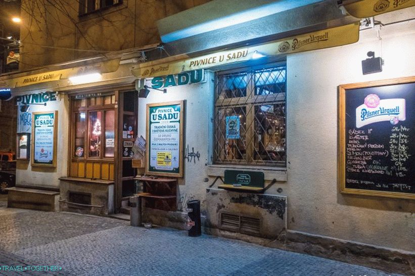 Restoran U Sadu, Prag