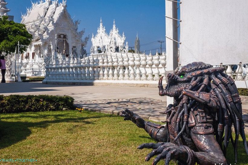 Tajlandski bijeli hram (Wat Rong Khun) - prekrasna bajkovita bajka