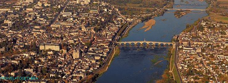 Panorama Blois odozgo