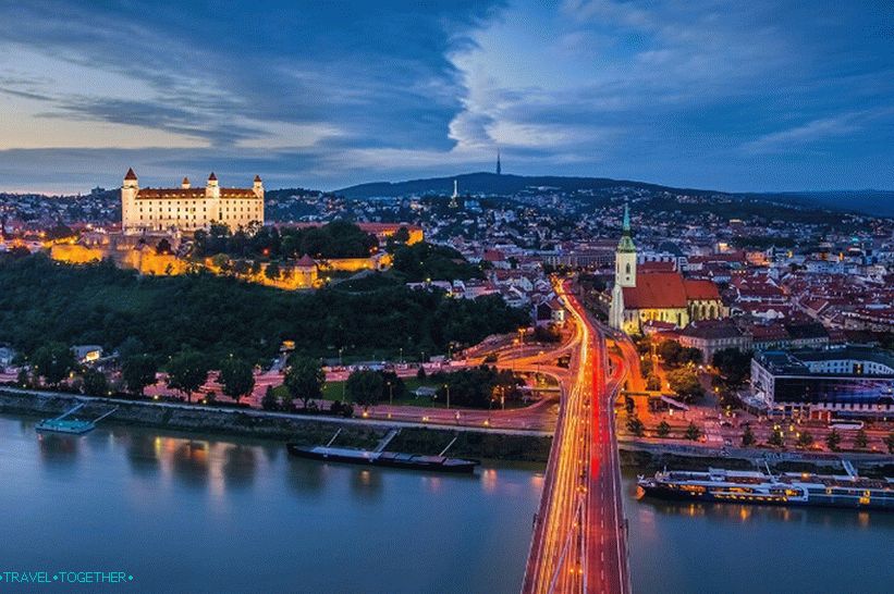Panorama u Bratislavi
