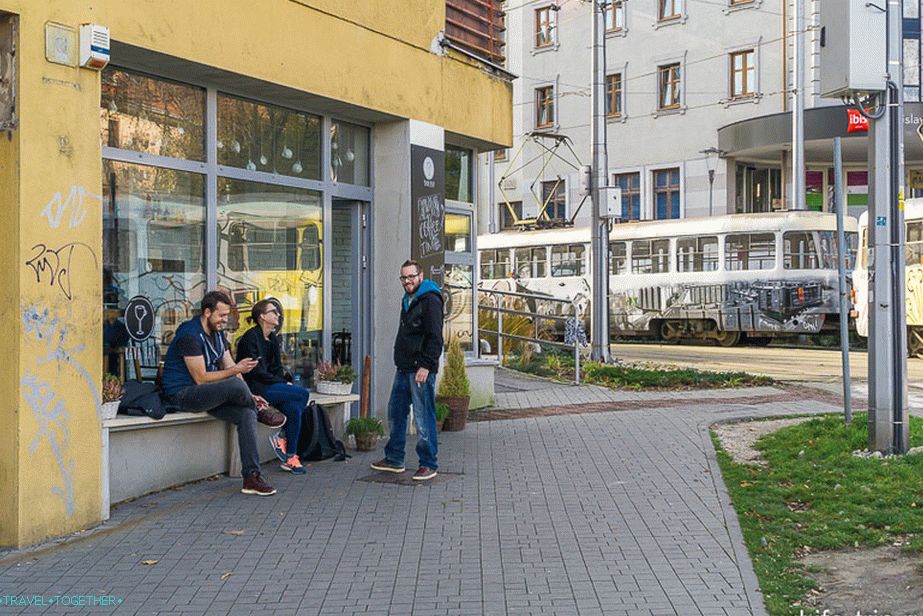 Samo ulica u blizini grada Bratislave