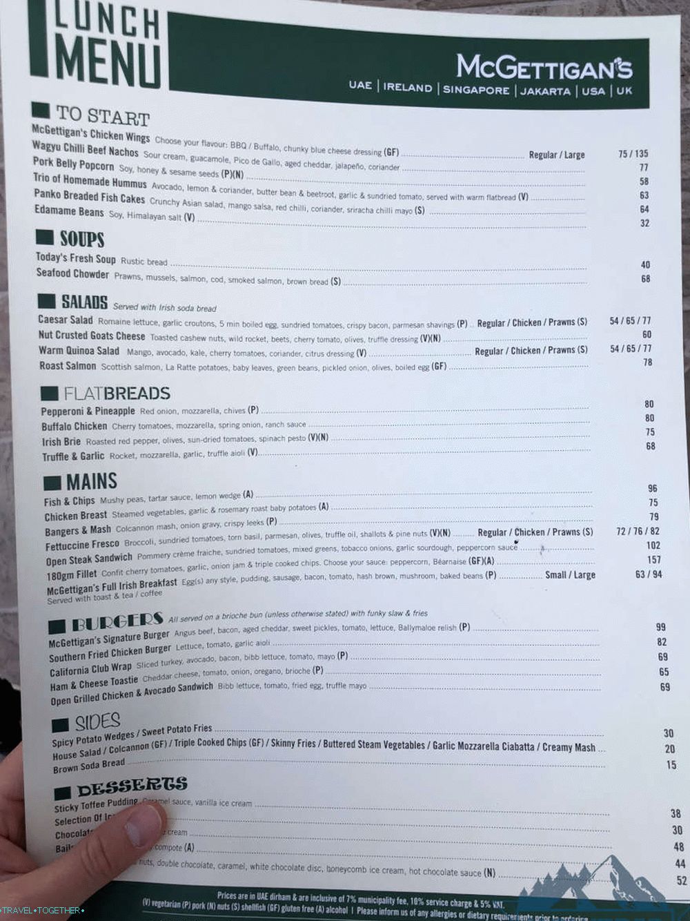Izbornik u kafiću Mcgettigans