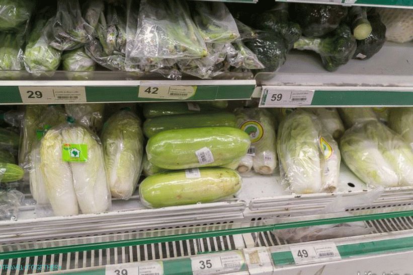 Povrće, sve cijene za pakiranje