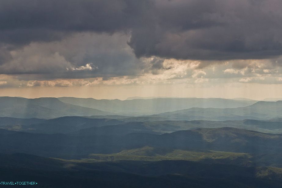 Sunce se miješalo s oblacima i dalo nam takve slike