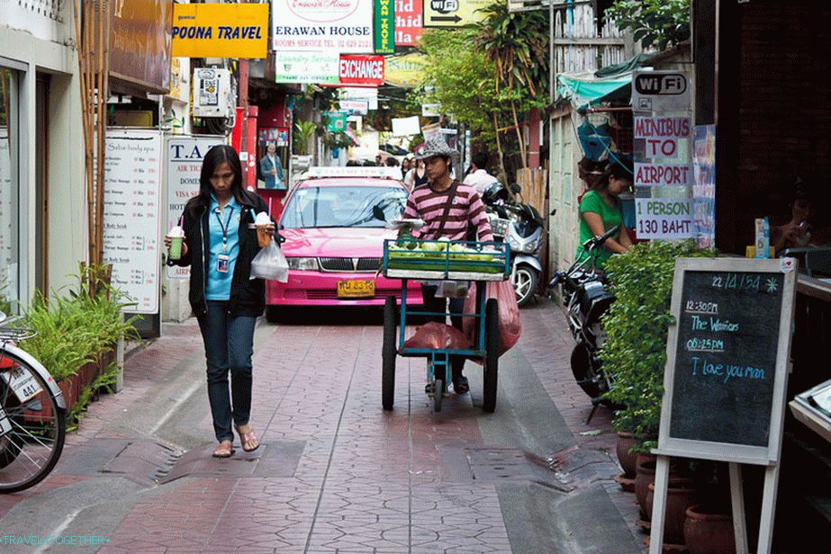 Uske ulice u središtu Bangkoka