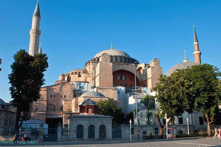 Aja Sofija (Katedrala sv. Sofije) u Istanbulu.