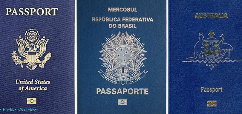 Plava boja putovnice