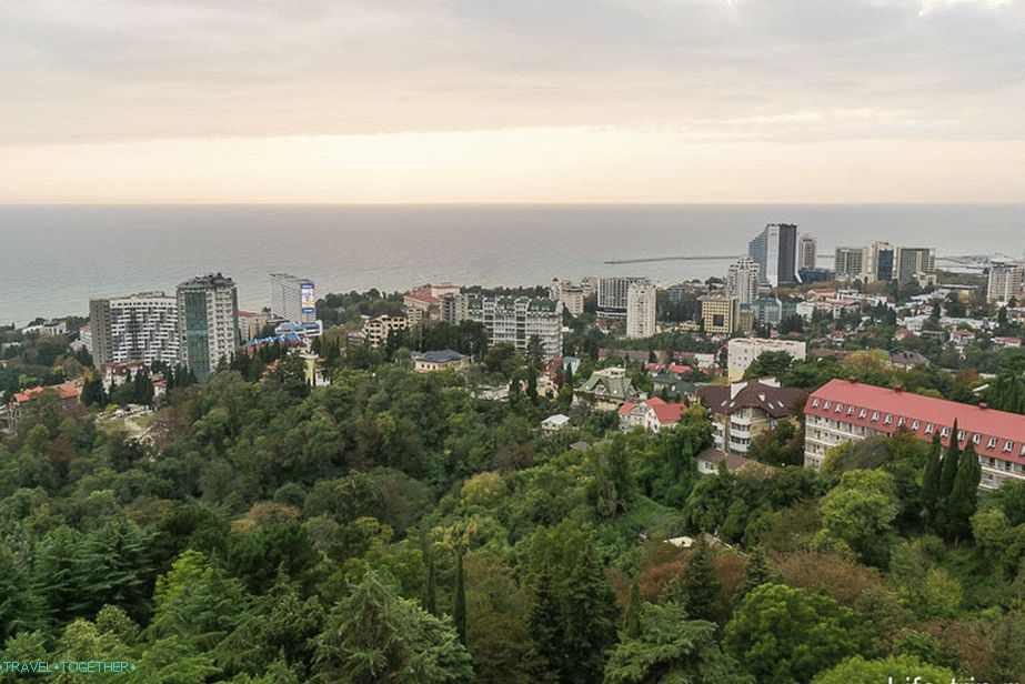 Pogledi na Sochi i okolicu