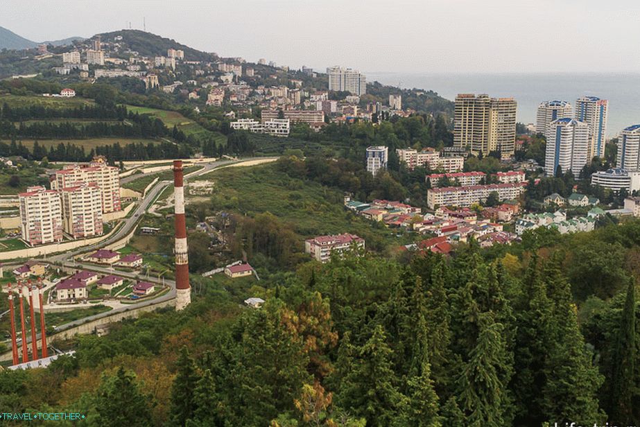Pogledi na Sochi i okolicu