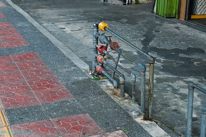 Mjerači vode uz pločnike