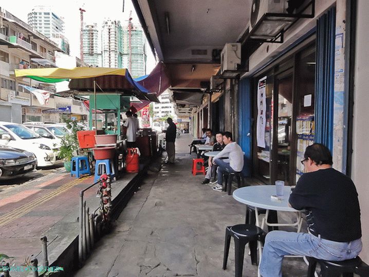 Kafić na ulicama Kuala Lumpura