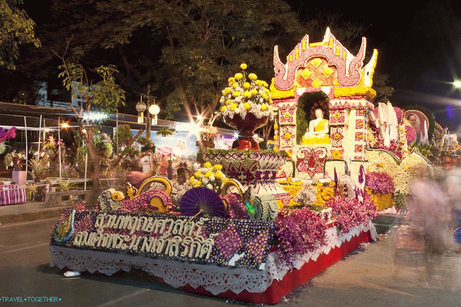 Cvijeće za prijevoz, Chiang Mai Festival cvijeća