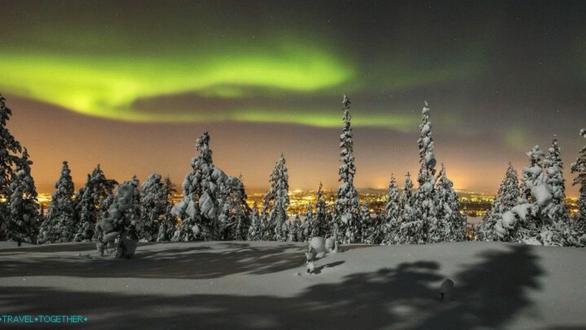Sjeverno svjetlo u Laponiji