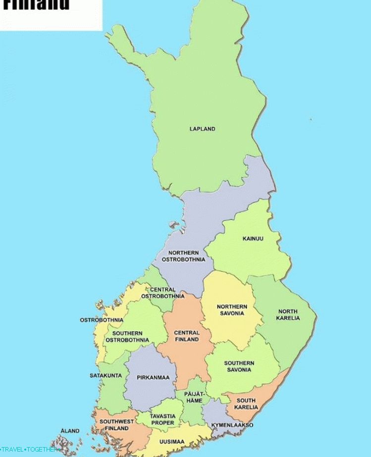 Administrativna podjela Finske