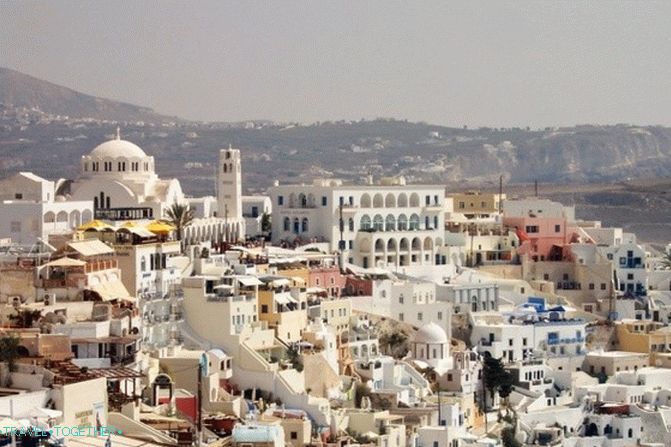 glavni grad Santorini - Fira