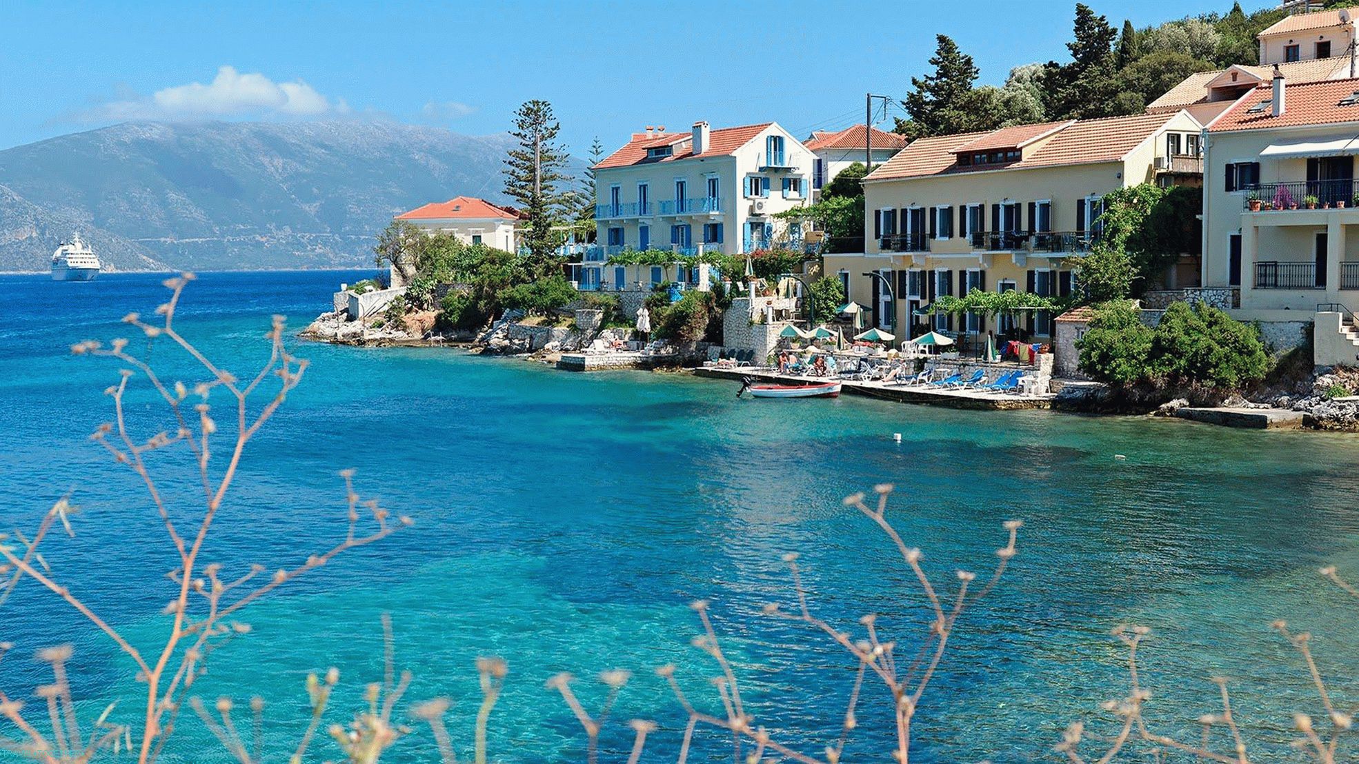Fiscardo - odmaralište na otoku Kefaloniji