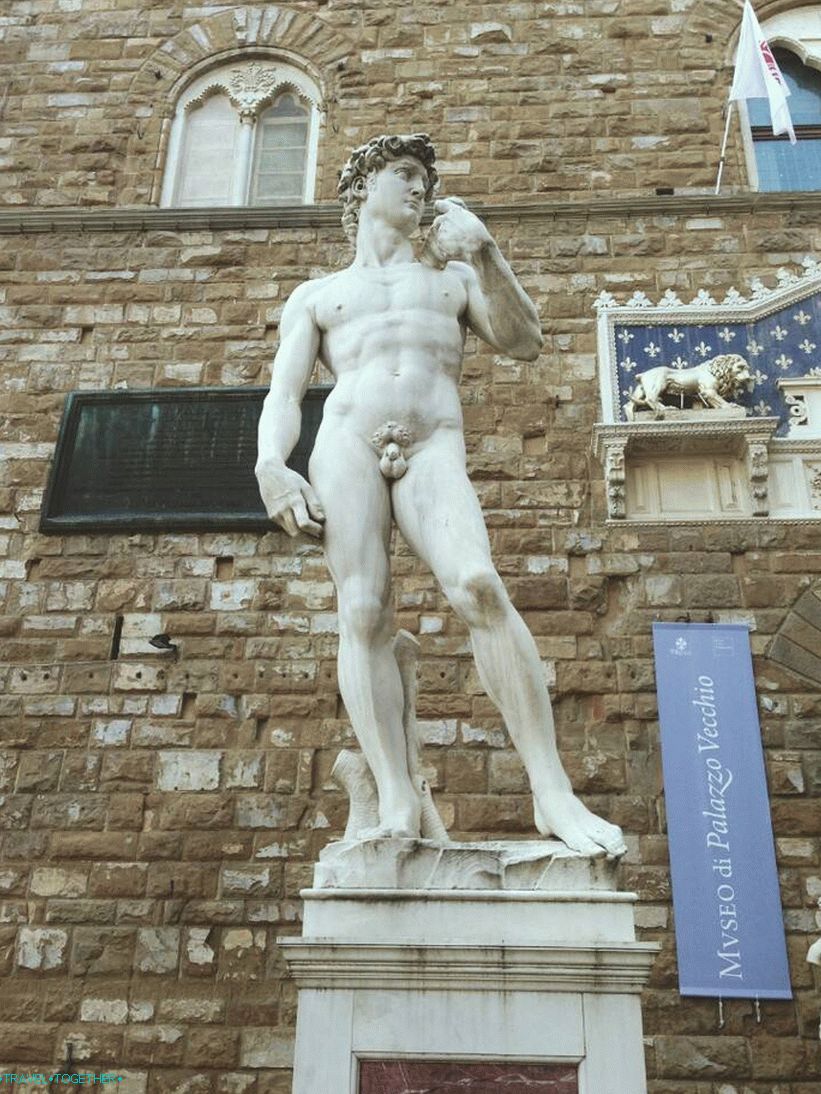 Kopija Michelangelove najpoznatije skulpture