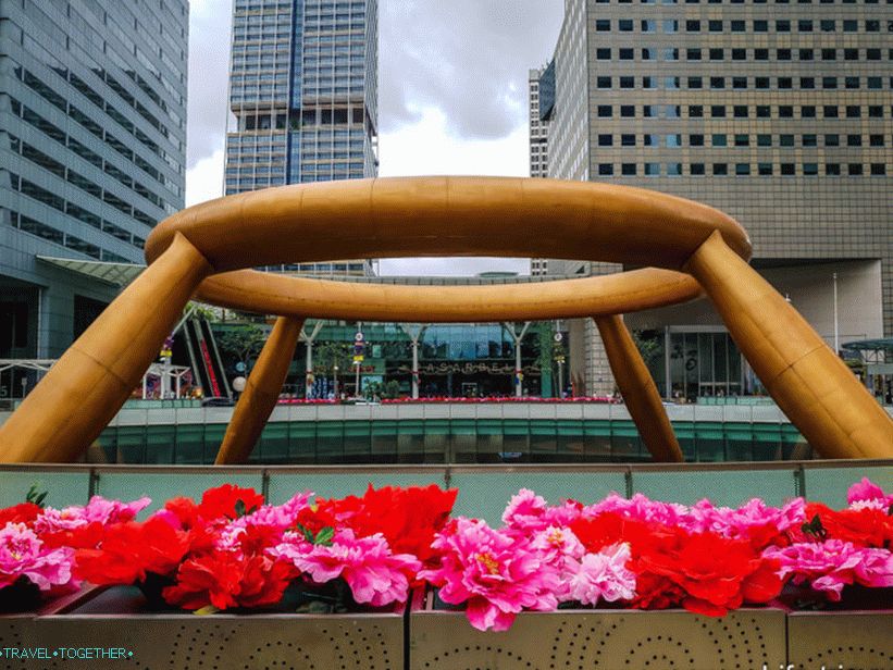 Fontana bogatstva u Singapuru - vidjeti i obogatiti se