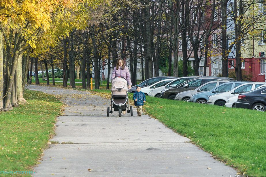 Mnoge majke hodaju s kolicima