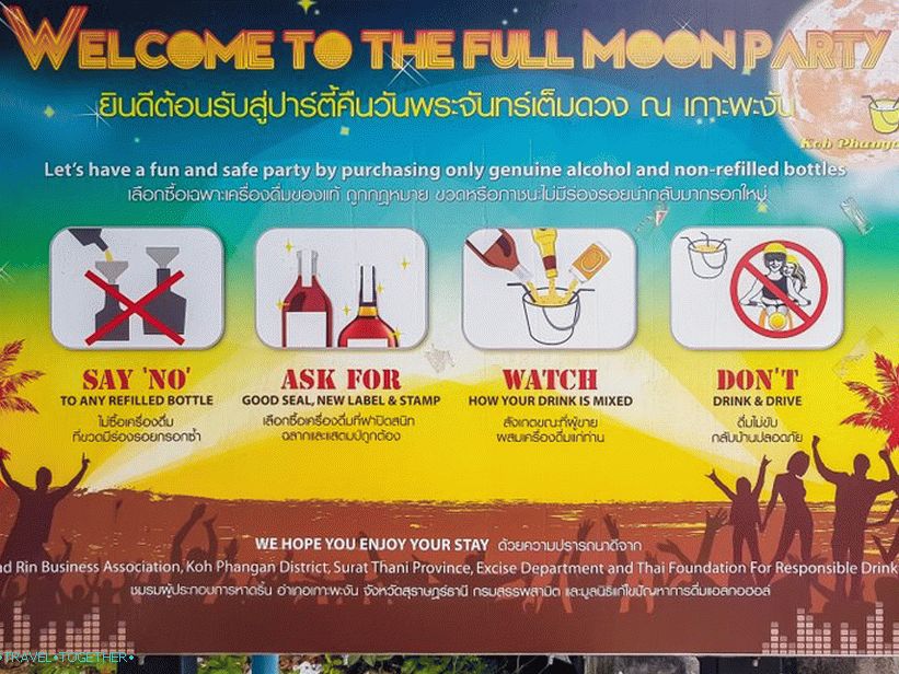 Party Full Moon Party na Phanganu