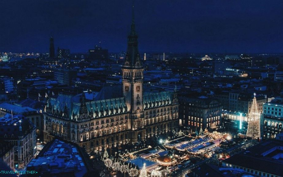 Božićna tržnica u Hamburgu