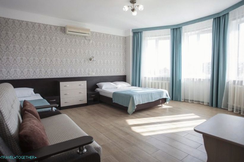 Gdje bolje ostati u Lazarevskoye i jeftini - popis hotela