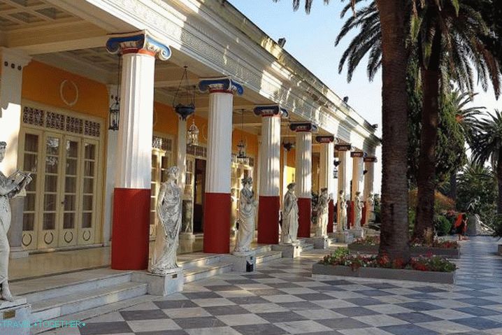 Krf, palača Achillion