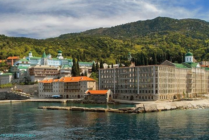 Halkidiki, samostan Sv. Pantelejmona