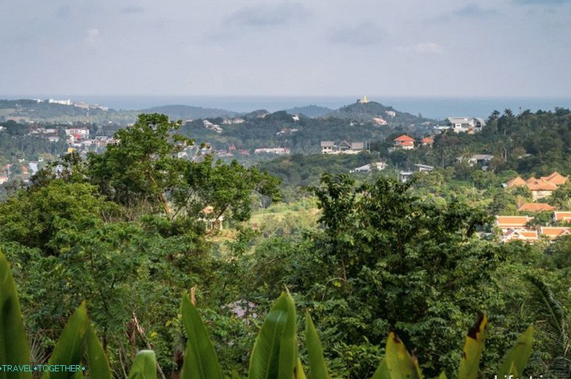 Bar kao promatranje s pogledom na Bang Rak i Bo Phut