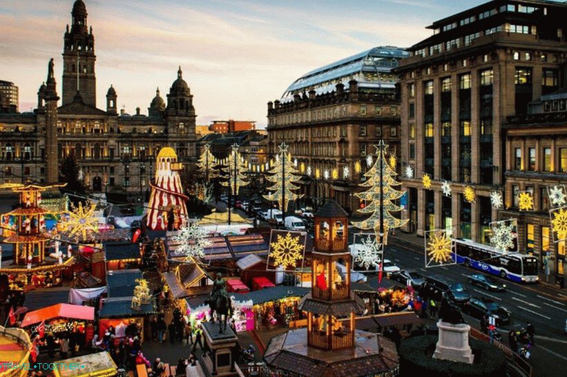 Božićna tržnica u Glasgowu