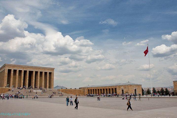 Mauzolej Ataturk. Turska.