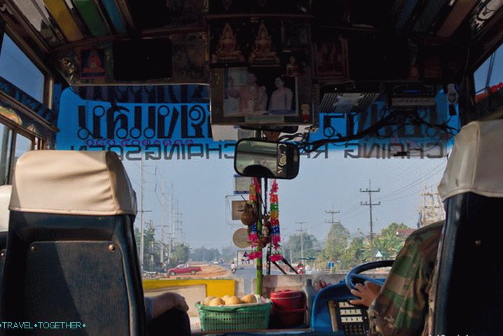 Autobus Chiang Saen - Chiang Rai