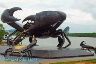 Skulpture u gradu Krabiju