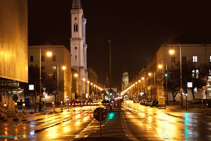 Ulica do središta Münchena