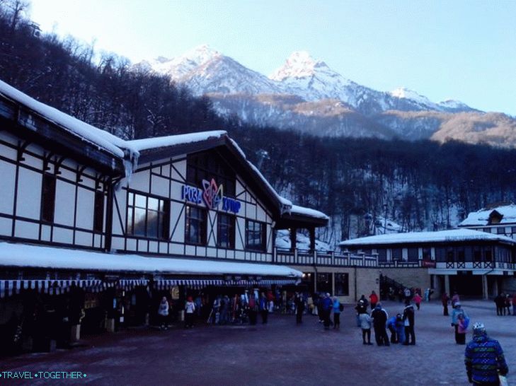 Rosa Khutor u podnožju (ujutro)