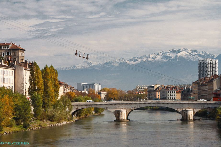 Teleferic Grenoble i francuske Alpe