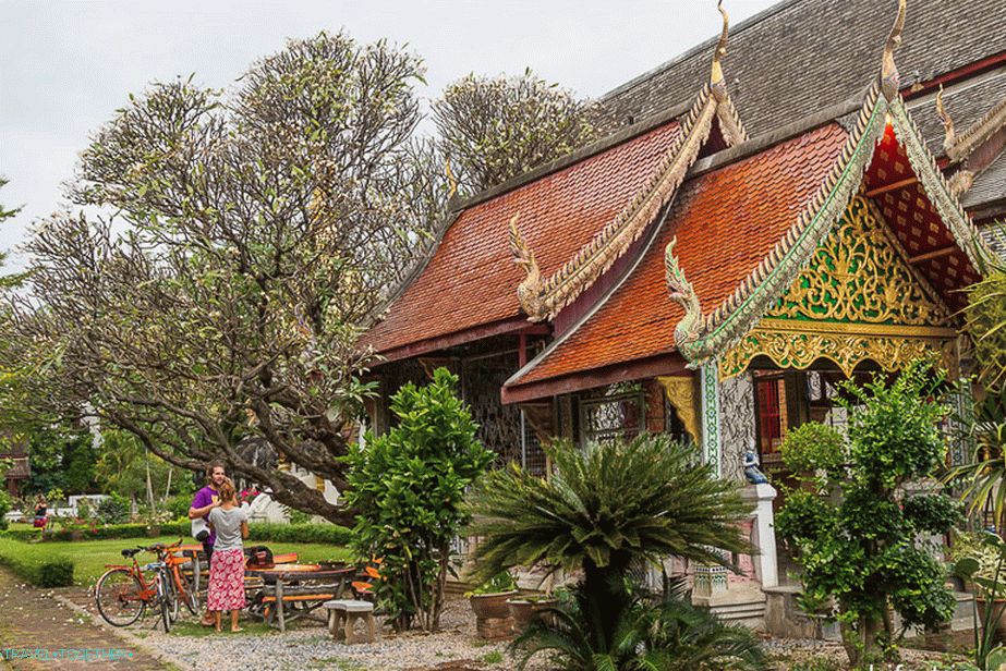Oko Wat Chiang Man je vrlo zelen.